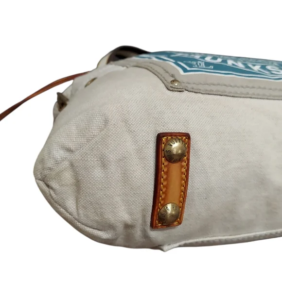 Louis Vuitton Limited Edition Globe Shopper Cabas Canvas Tote Bag Gently Loved - Picture 10 of 15